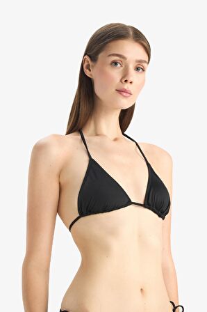 DeFacto Regular Fit Üçgen Bikini Üstü-Fall in Love T3666AZ25SMBK81