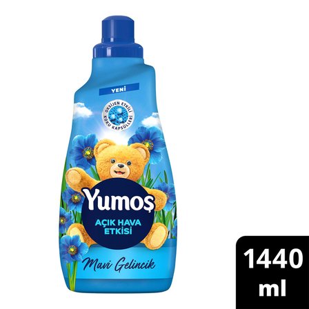 Yumoş Açık Hava Etkisi Mavi Gelincik Konsantre Yumuşatıcı 1440 ml 60 Yıkama