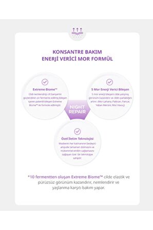 Yaşlanma Karşıtı Maske Time Revolution Night Repair Ampoule Sheet Mask 5X