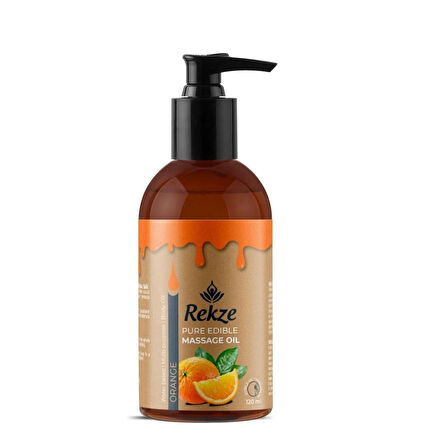 Portakal Aromalı Yenilebilir Erotik Rahatlatıcılı Vücut Aromaterapi 120 ml
