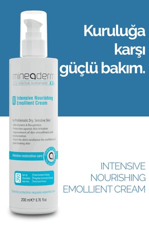 Mineaderm Intenstive Nourising Kuru Ciltler İçin Su Bazlı Yağsız Nemlendirici Yüz Bakım Kremi 200 ml