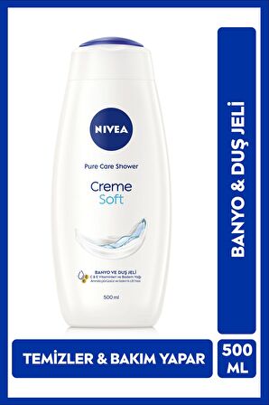 Nivea Gelin Çeyiz Seti, Duş Jeli 500ml, Yüz Yıkama Köpüğü, Deodorant, Göz Makyaj Temizleyici, Soft Krem