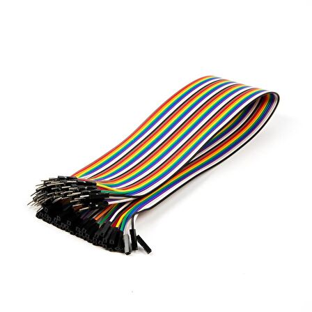 20 Pin 40cm Erkek - Dişi Breadboard Kablosu