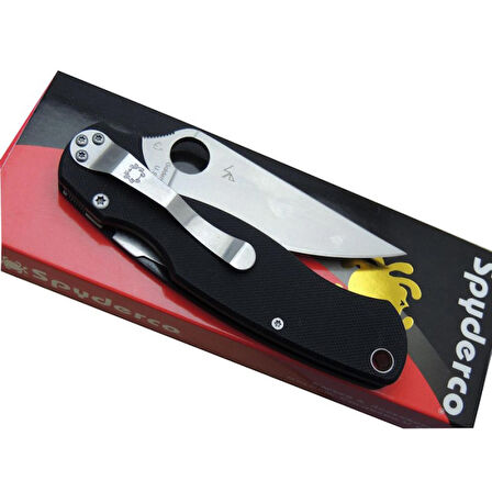 Spyderco Paslanmaz Çelik Siyah Çakı CPM S30V BK-21 CM