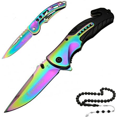 Browning Rainbow Kapanabilir Çakı Mini Çakı ve Tedih Hediyeli 3-8 22 CM