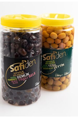 Safiden Yeşil Zeytin 1 kg