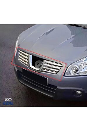 Nissan Qashqai Krom Ön Panjur 8 prç. 2007-2010 P. Çelik