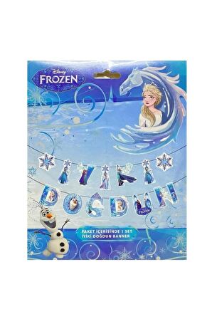 Frozen Model 13 Figür Iyiki Doğdun Resim Karakterli Uzar Yazı