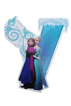 Frozen Model 13 Figür Iyiki Doğdun Resim Karakterli Uzar Yazı