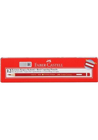 Faber Castell Kırmızı Kopya Kalemi 12 Adet 1410