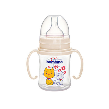 Bambino Pp Geniş Ağızlı Kulplu Biberon 150 Ml B817