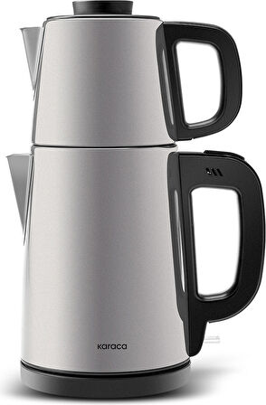 Karaca Tea Break Silver Inox Çelik Su Isıtıcı & Çay Makinesi