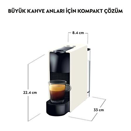 Nespresso Essenza Mini C30 White Kahve Makinesi