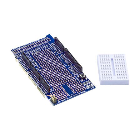 Arduino Mega 2560 Proto Shield V3.0 + Mini Breadboard