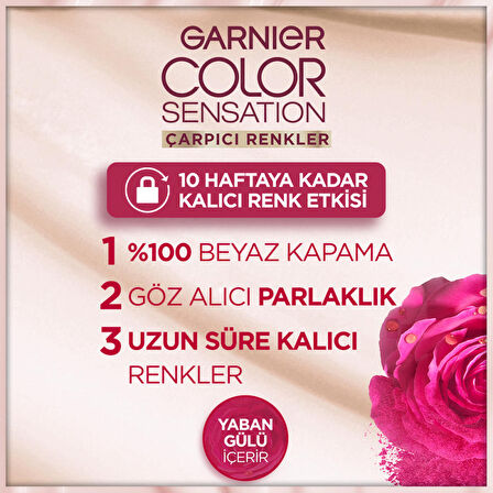 Garnier Çarpıcı Renkler Saç Boyası 7-0 Yoğun Kumral