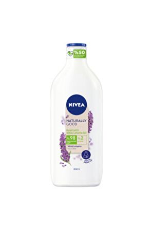 Nivea Naturally Good Vücut Losyonu Lavanta 350 ml Kuru Cilt 48 Saat Nemlendirme