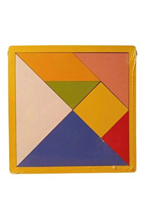 Ahşap Geometrik 3 Çizgi Şekiller 18*18 cm