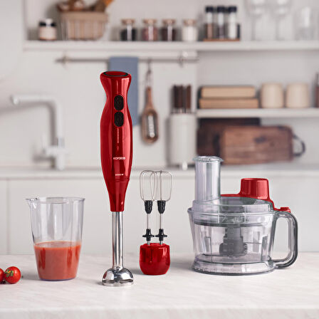 Karaca Pro Multimax 6 in 1 Çok Amaçlı Mutfak Robotu Red