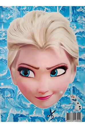 Frozen Elsa Karlar Ülkesi Boyama Kitabı Stickerli Boyanacak Sayfa Sayısı 16 Arka Kapak Maskeli