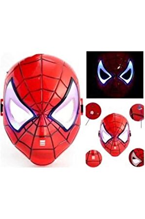 Spıderman Maske Işıklı Örümcek Adam