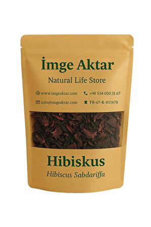 Hibiskus-Mekke Gülü-Nar Çiçeği-Bamya Çiçeği 100g