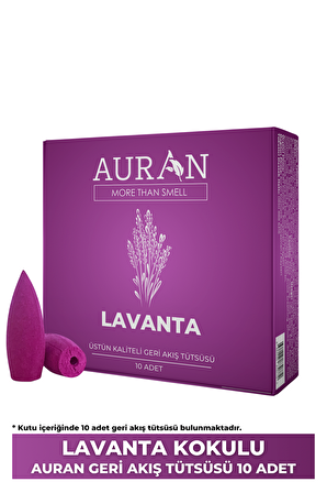 Lavanta Kokulu Geri Akış Tütsüsü konik Tütsü Lavander Backflow Incense Cones 10 Adet