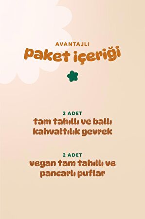 Humm Organic Organik Puf & Gevrek Atıştırmalık Paketi 4 Adet