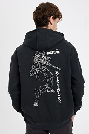 DeFacto One Piece Boxy Fit Kapüşonlu Sweatshirt C6528AX24AUAR221