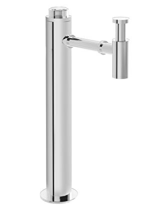 Artema A45161 Yerden Lavabo Sifonu (Uzun), Krom