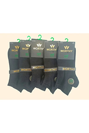 5'li Erkek Dikişsiz Bambu Patik Bilek Çorap