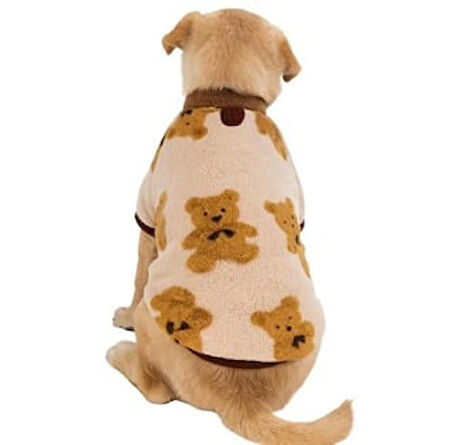 Gedyco Bear Premium Peluş Küçük Irk Köpek Sweatshirtü (2 kg-8 kg arası köpeklere uygundur)