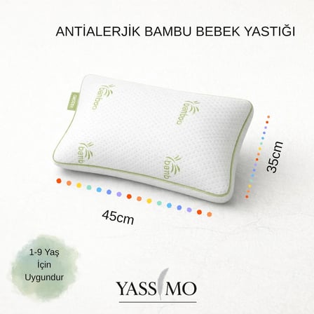Antialerjik Bambu Bebek Yastığı - 2 Adet