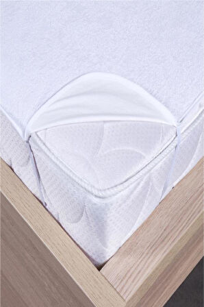 Bebesİ 80x160 Cm Alez Pamuklu Köşe Lastikli Sıvı Geçirmez Bebek Yatağı Alezi