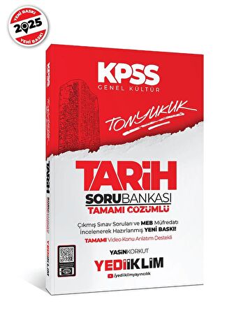 2025 Kpss Tonyukuk Tarih Tamamı Çözümlü Soru Bankası