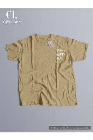 Nevermind Unisex Be Calm Oversize Tişört