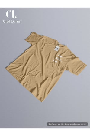 Nevermind Unisex Be Calm Oversize Tişört