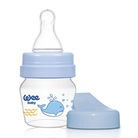 Wee Baby Mini PP Alıştırma Bardağı Seti 30 Ml Mavi