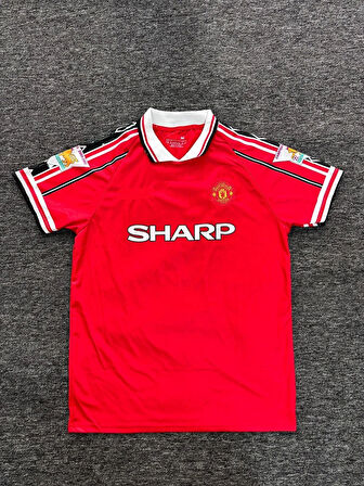 Beckham 7 UNITED 1998/00 Sezon Nostalji Kısa Kol Yakalı Forması