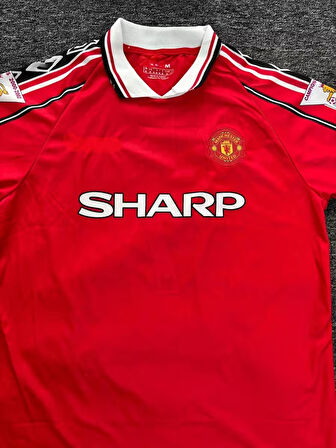 Beckham 7 UNITED 1998/00 Sezon Nostalji Kısa Kol Yakalı Forması