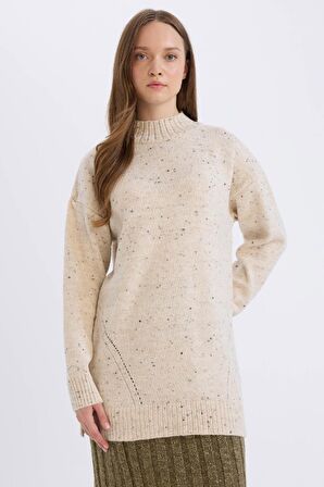 Relax Fit Yarım Balıkçı Yaka Tunik