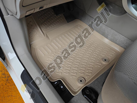 Kaiser Toyota Corolla BEJ 3D Havuzlu Paspas, 2007-2013