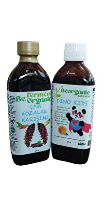 Beferment Organic Dino Kids  ve Çam Kozalaklı Karışım 220 g*2 ADET