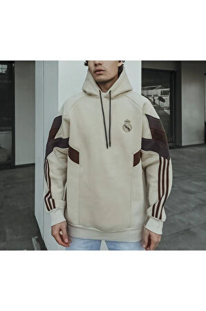ÖZEL TASARIM MADRİD KAPÜŞONLU SWEATSHIRT ÇOK KALİTELİ