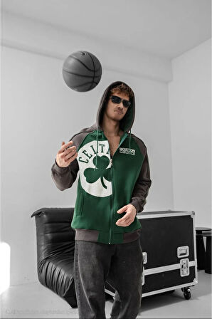 CELTIC BOSTON KAPÜŞONLU SWEAT HIRKA KALİTELİ KIŞLIK