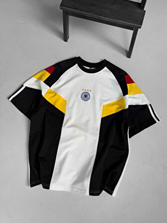 ALMANYA Deutschland OVERSIZE PENYE TİŞÖRT - KIRMIZI SARI BEYAZ GERMANY T-SHIRT