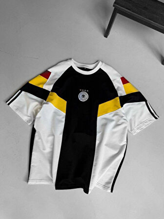 ALMANYA Deutschland OVERSIZE PENYE TİŞÖRT - KIRMIZI SARI BEYAZ GERMANY T-SHIRT