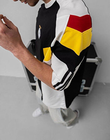 ALMANYA Deutschland OVERSIZE PENYE TİŞÖRT - KIRMIZI SARI BEYAZ GERMANY T-SHIRT