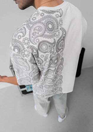 LAKOS KUMAŞ LİKRALI OVERSIZE TİŞÖRT - %100 KOMPAKT PENYE T-SHIRT