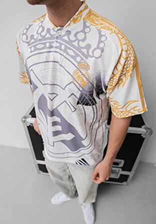 OVERSIZE REAL F KALİTELİ TİŞÖRT - %100 PENYE MADRİD TSHIRT