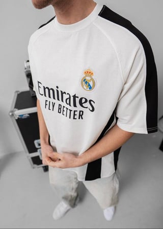OVERSIZE REAL SİYAH BEYAZ TSHIRT - SİYAH BEYAZ KALİTELİ LİKRALI PENYE TİŞÖRT